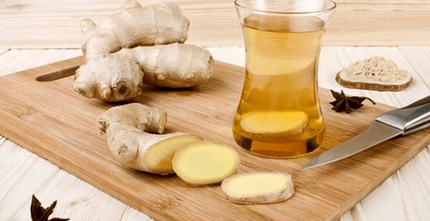 Ginger tea for power